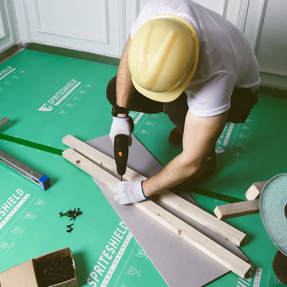SPRITESHIELD Floor Protection During Construction and Renovation