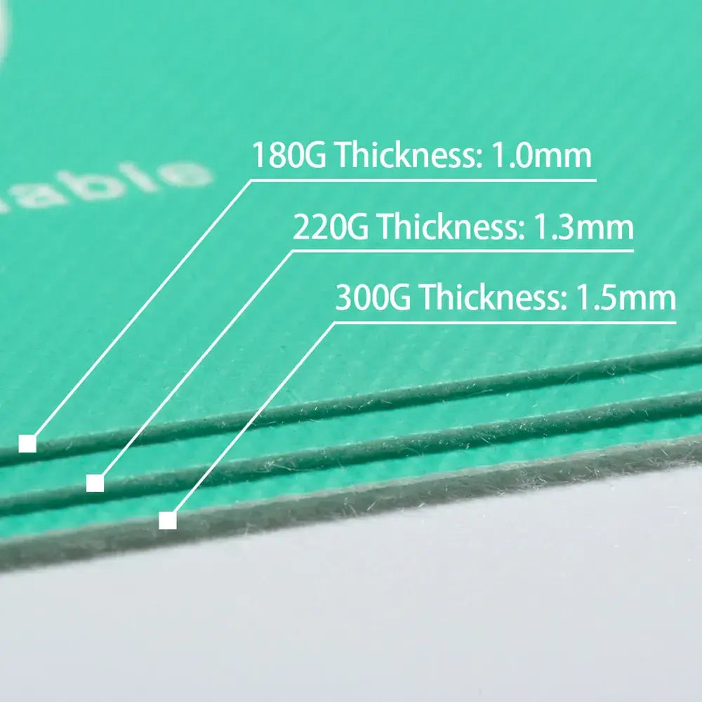 SPRITESHIELD Thickness Comparison