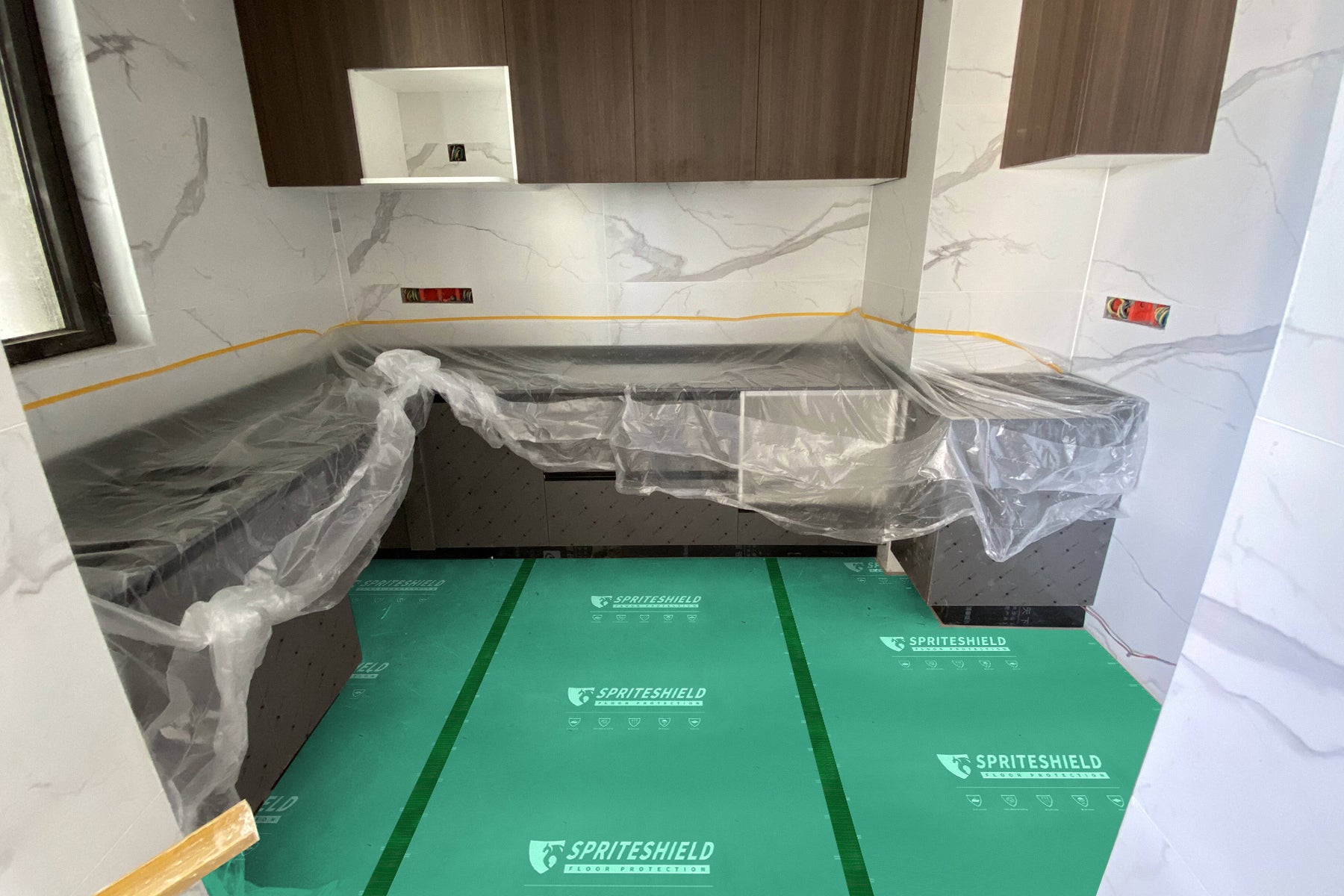 Floor Protection for Kitchen Renovation