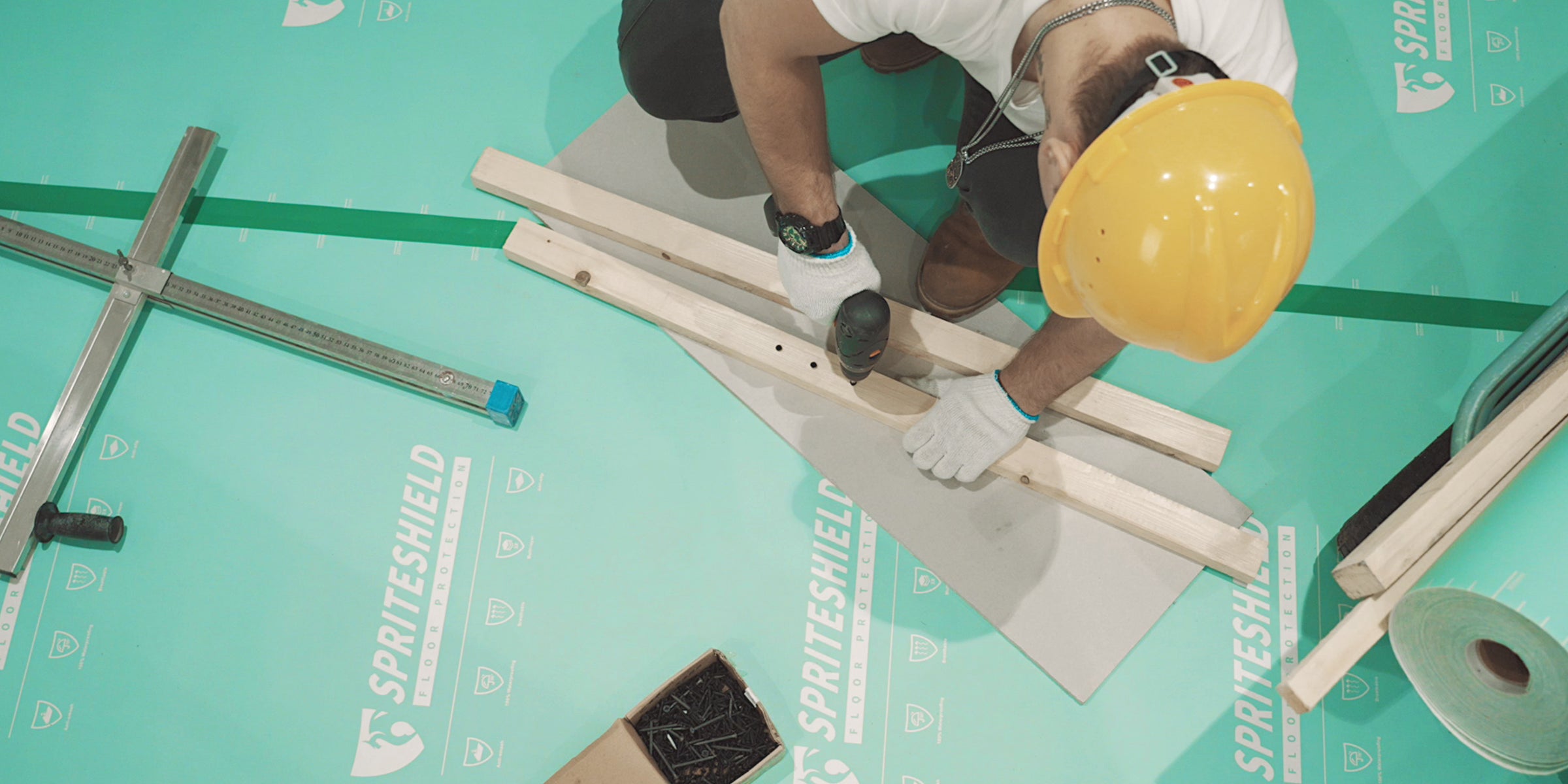 Customized Temporary Floor Protection Spriteshield