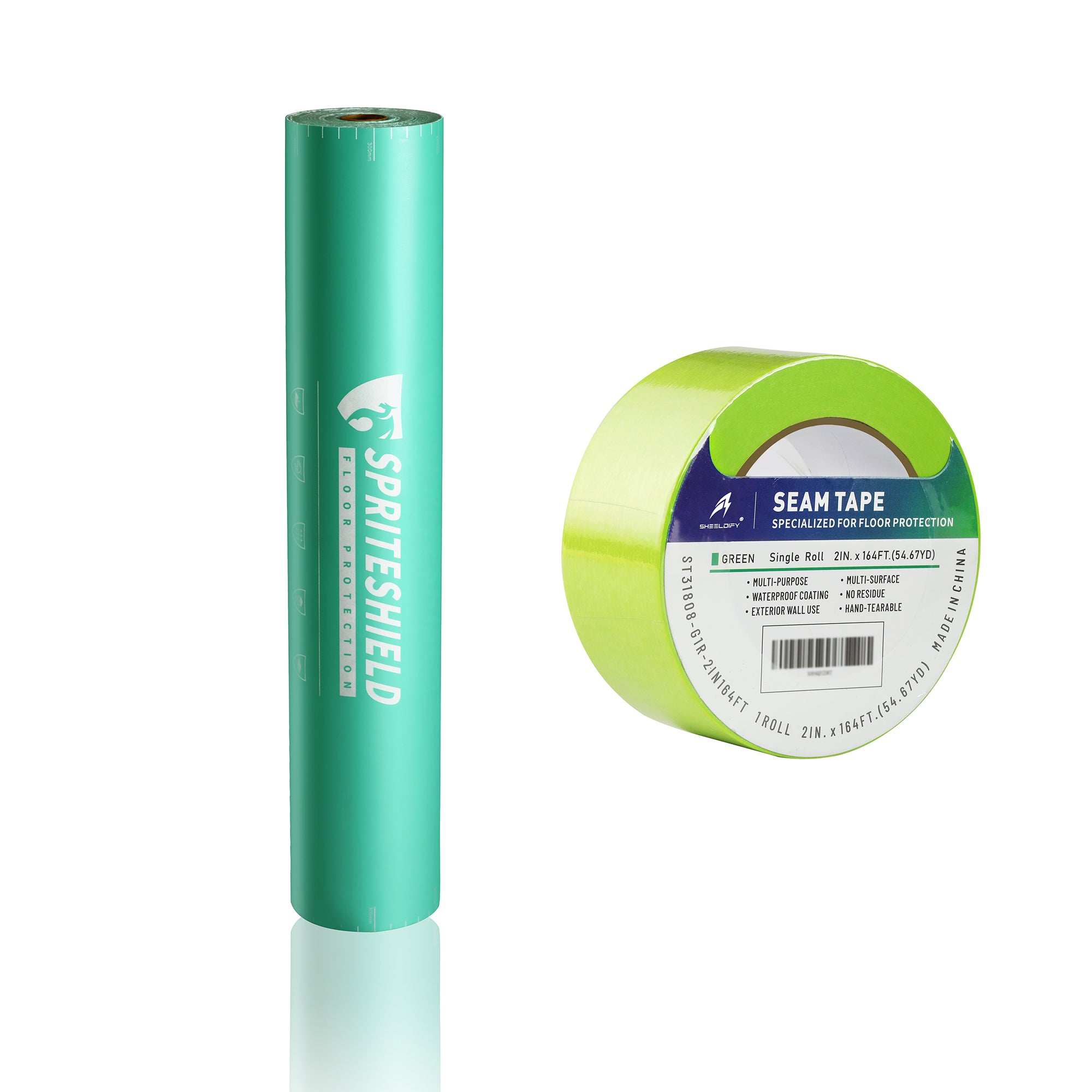 Spriteshield 39" x 100' Heavy-Duty Temporary Floor Protection for Construction & Renovation