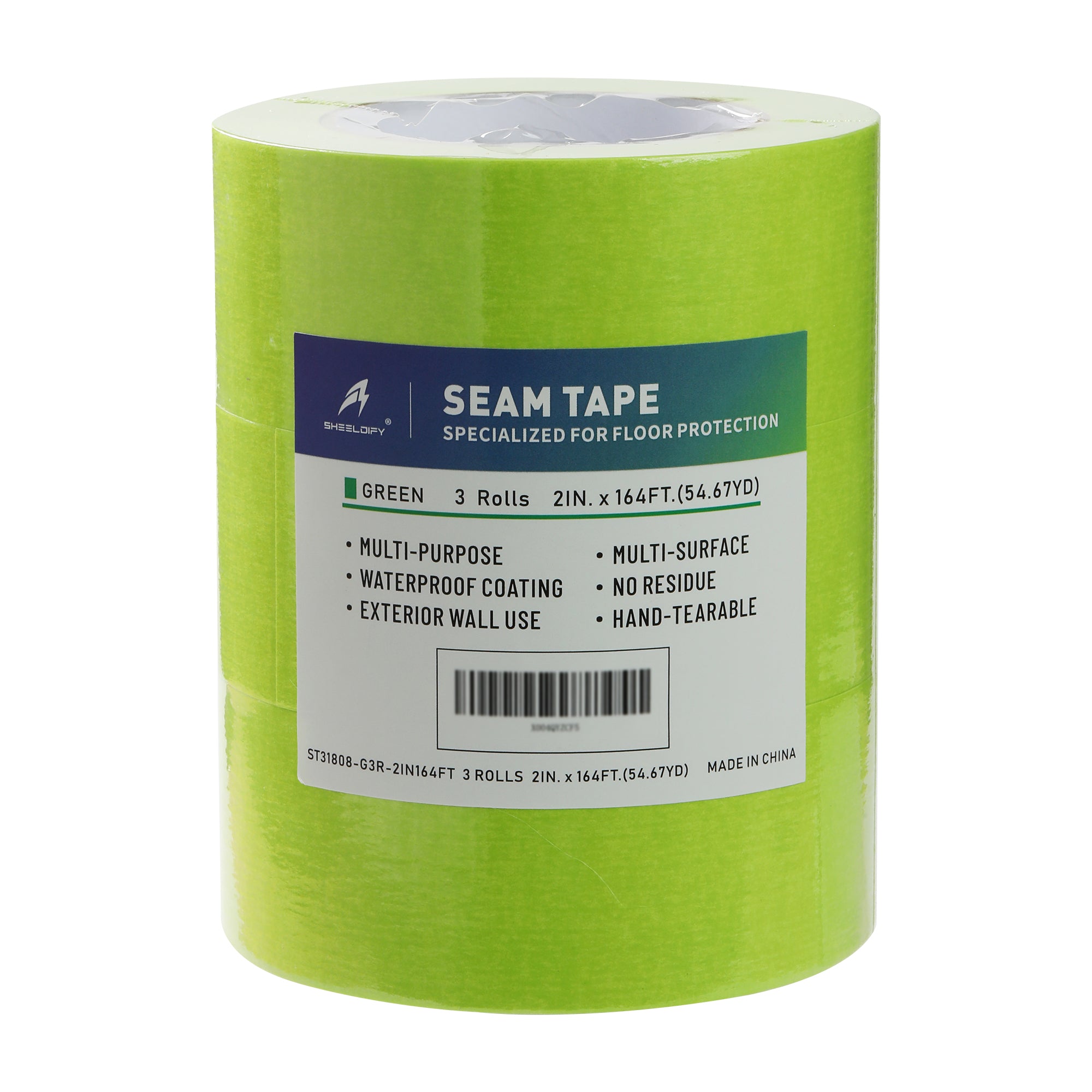 Sheeldify Gen.III Seam Tape Specialized for Floor Protection | Edge Tape | Masking Tape, 90 Day+
